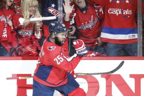 Devante Smith-Pelly returns to D.C. for Capitals’ Black History Day celebration