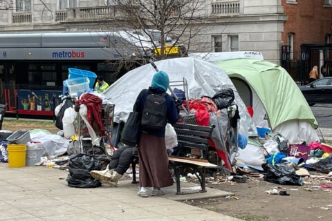 ‘Stop the sweep’: Protesters aim to stop DC homeless encampment clearing