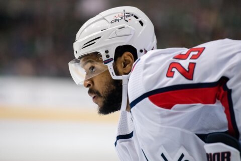 Devante Smith-Pelly reunites with Capitals teammates, reflects on DC tenure