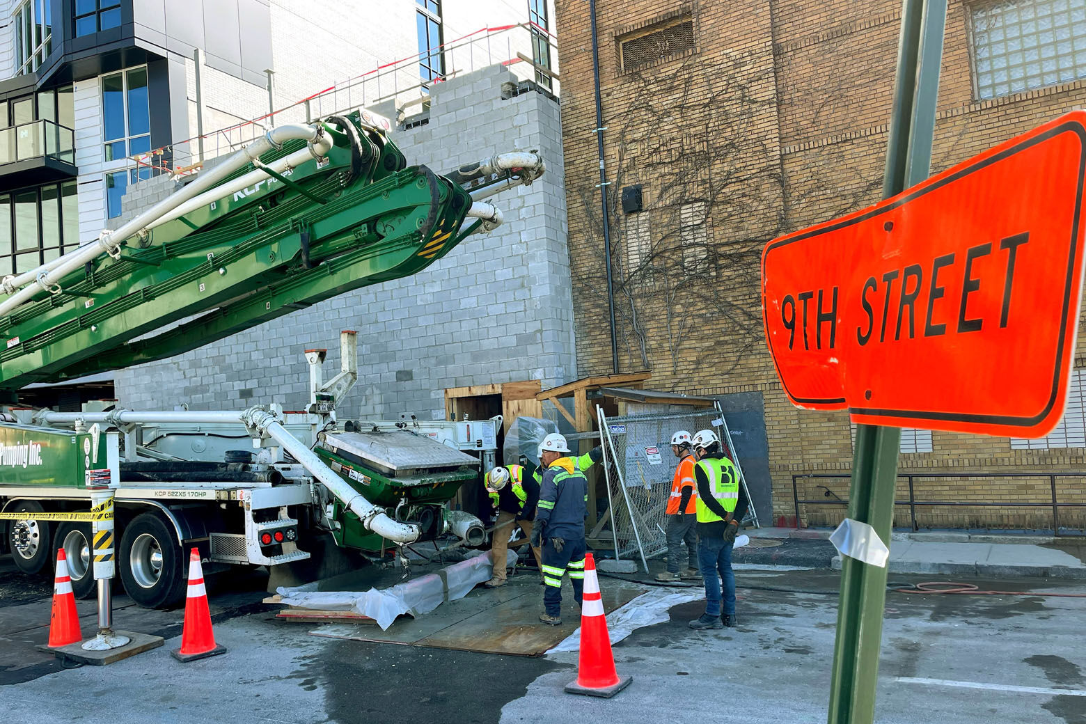 <p>The Atlantis will be located adjacent to the current 9:30 location, at the same address of the former Satellite Room. That building has been torn down and a new one has been erected.</p>
<p>Crews on Wednesday were seen working at the site.</p>
<p>(It wasn&#8217;t clear from the street whether the hallway in the new venue will hark back to the long hallway at the old club on F Street that was frequently plastered with flyers for upcoming shows)</p>
<p>&nbsp;</p>
