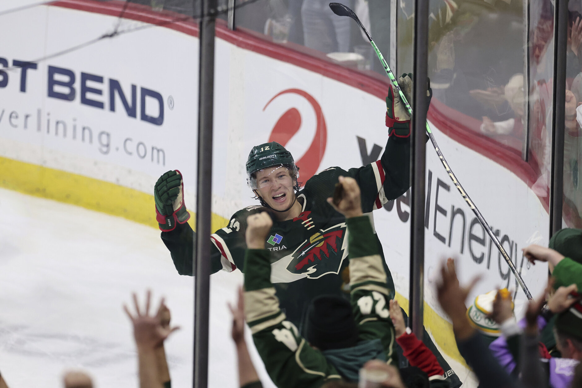 Matt Boldy scores second hat trick in five games as Wild rout