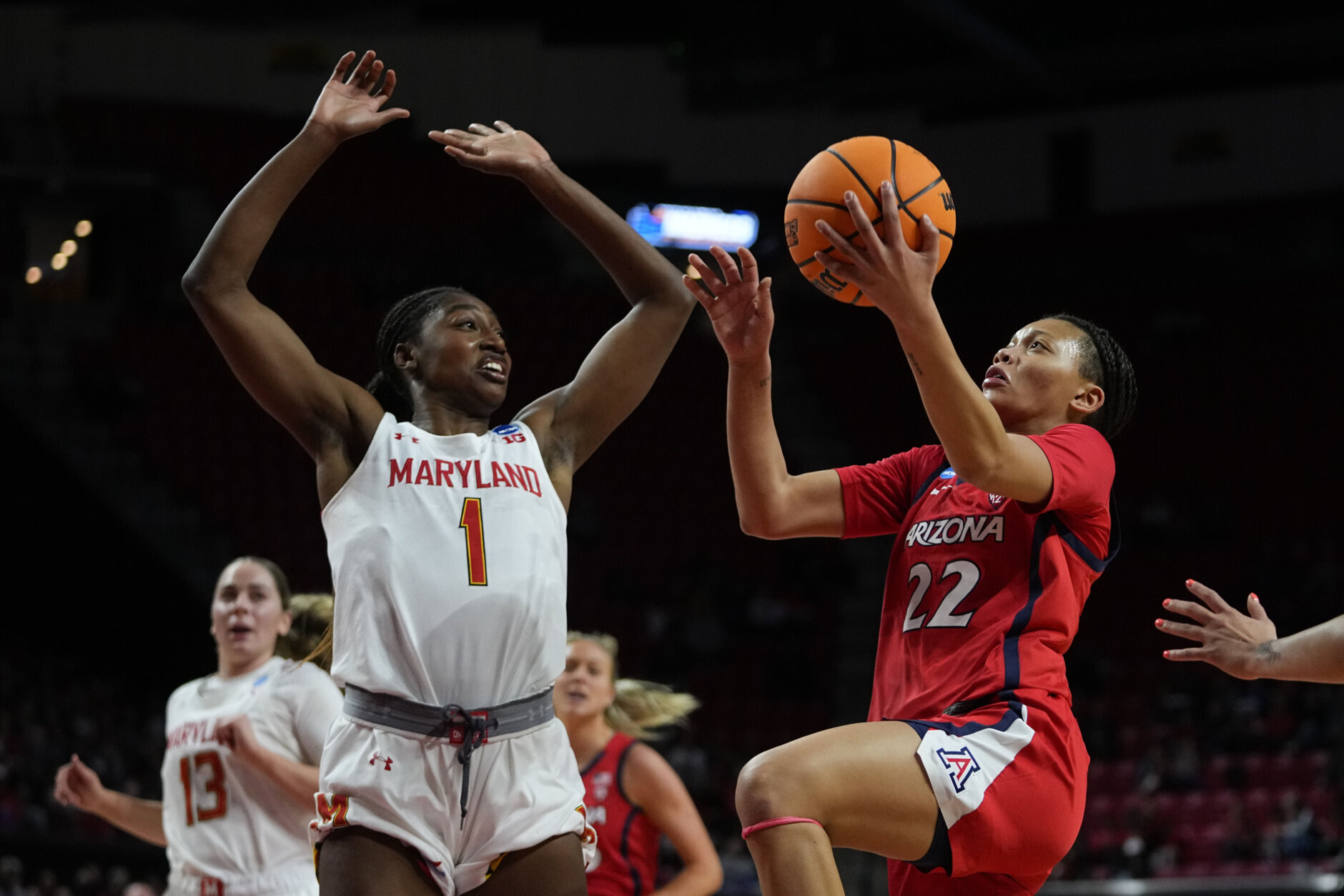 Maryland into womens Sweet 16 after 77-64 win over Arizona