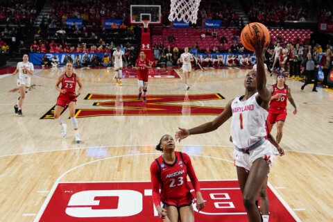 Maryland’s women’s basketball game against Purdue postponed because of a leak in the roof