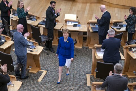 Scotland’s Sturgeon exits with pride, brickbats from critics