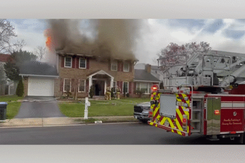 Chantilly house fire that displaced 3 caused by smoking materials