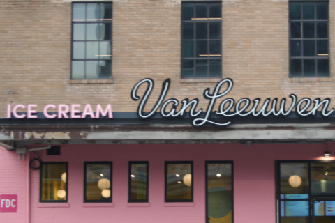 Photo of D.C.'s first Van Leeuwen ice cream shop
