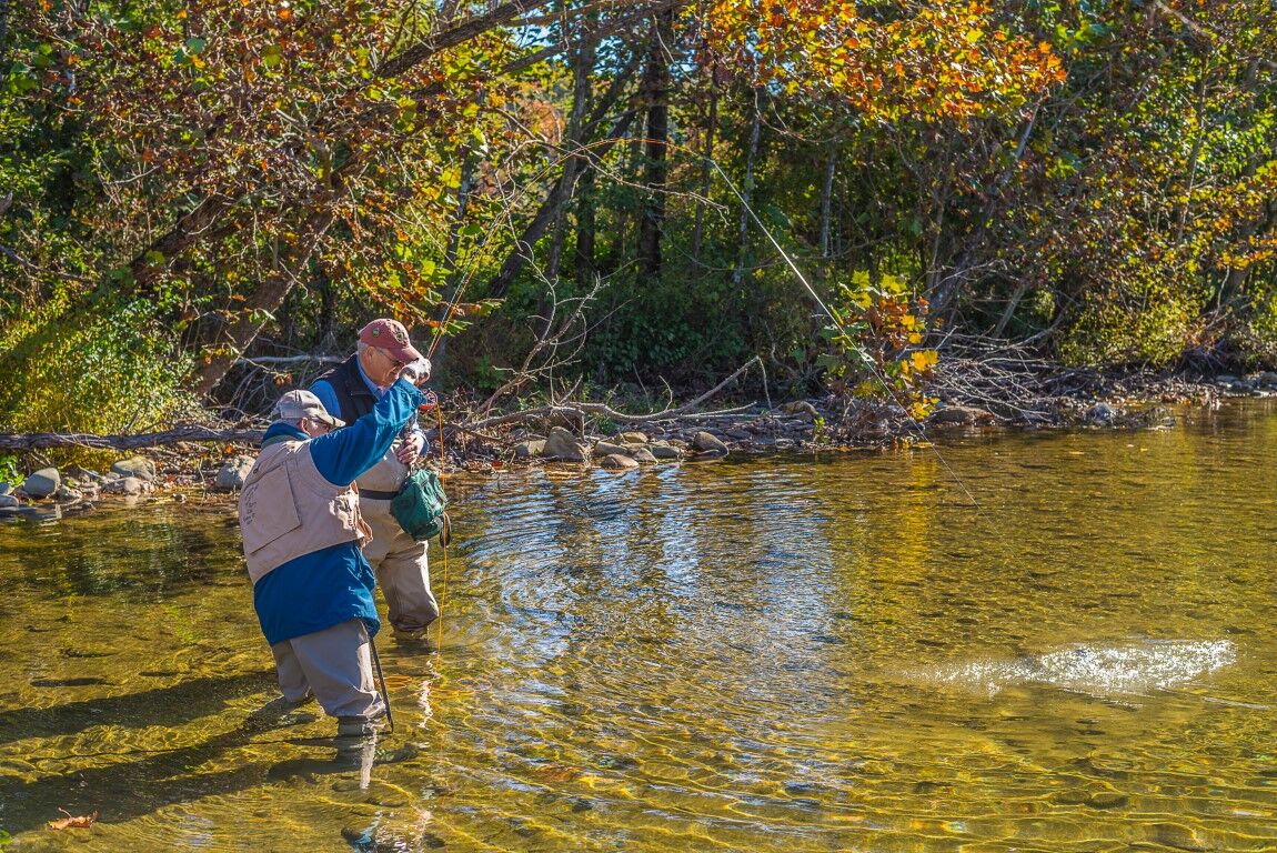 Fly fishing retreats offer men with cancer chance to enjoy nature ...