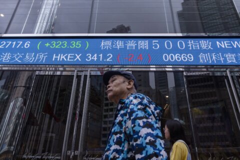 Stocks head toward winning March as Wall Street’s fear falls