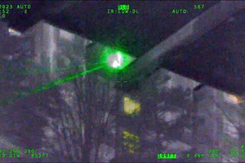 Fairfax Co. police chopper pilot describes midair laser attack