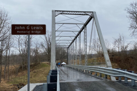 Reopening of historic John G. Lewis Memorial Bridge celebrated in Loudoun Co.
