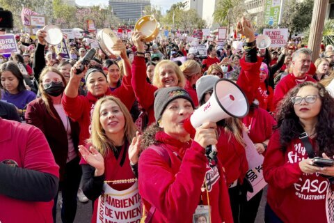 Los Angeles schools shut down as staff strike for better pay