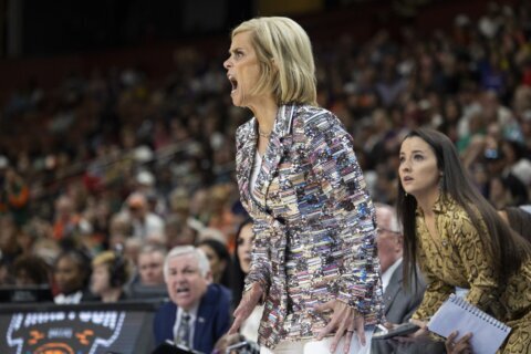 LSU’s Mulkey senses reunion in trip to Texas for Final Four