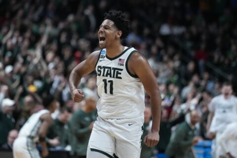 Michigan State muscles past USC 72-62 in March Madness