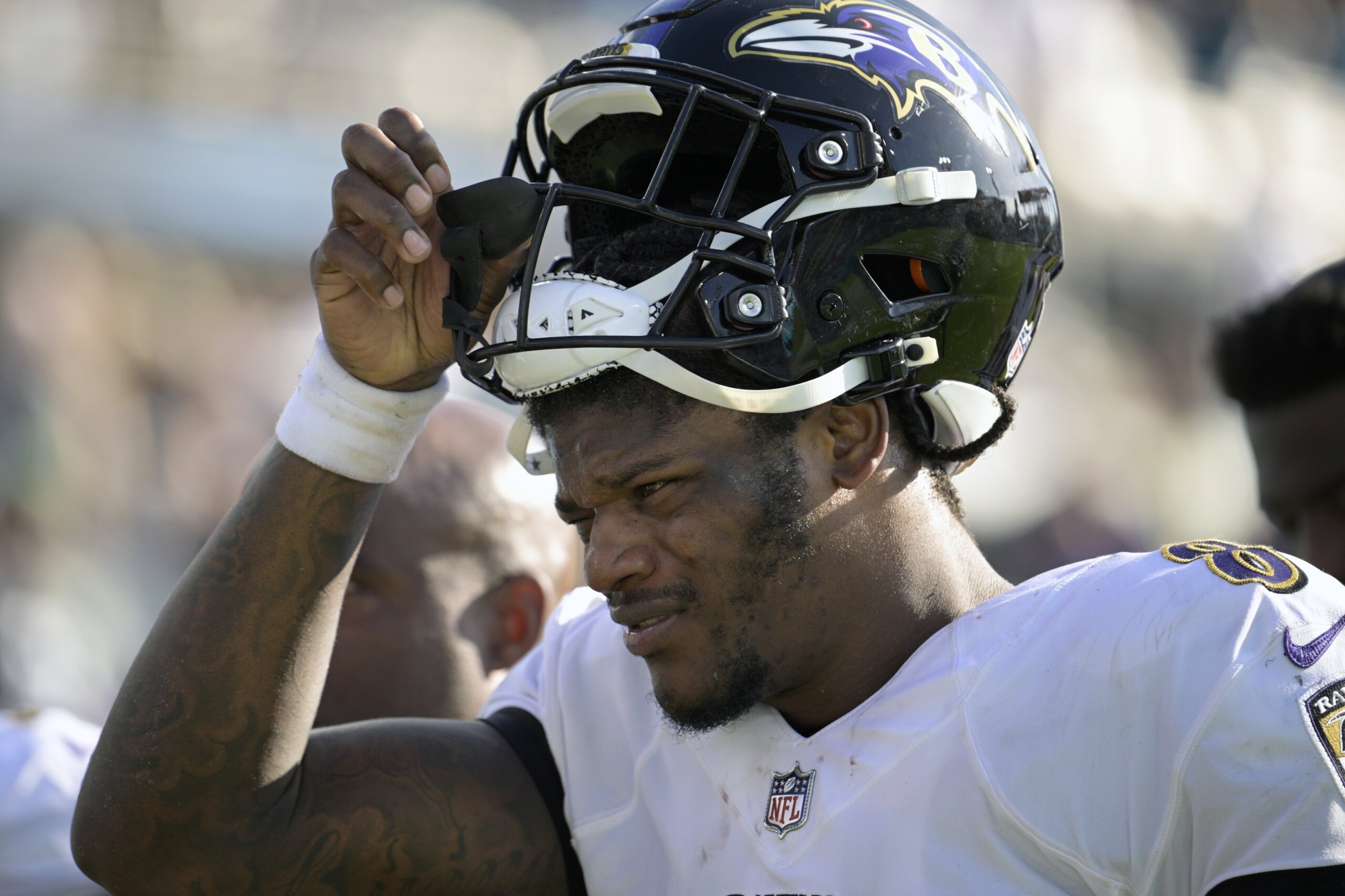 Ravens' Lamar Jackson getting familiar with new offensive coordinator Todd  Monken - WTOP News