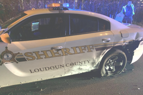 Loudoun Co. deputy cruiser hit by drunk driver while conducting unrelated DUI stop