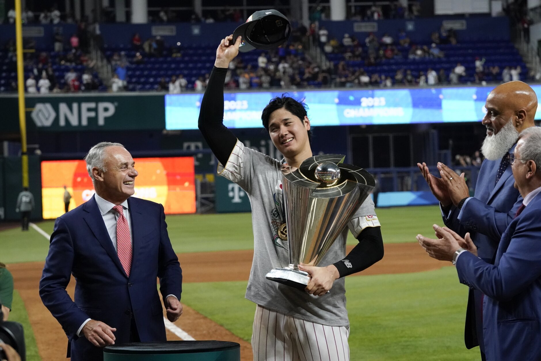 Watch Shohei Ohtani Strike Out Mike Trout To Win Japan the 2023