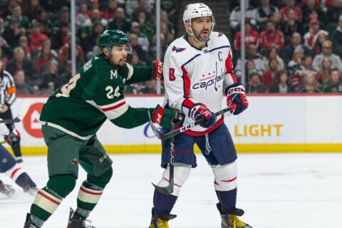 Capitals’ first-period woes continue in 5-3 loss to Wild