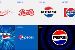 Pepsi has changed its logo over the years.