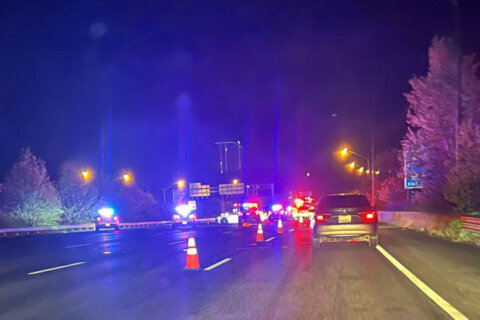 Pedestrian struck and killed on the Capital Beltway, temporarily stops all traffic