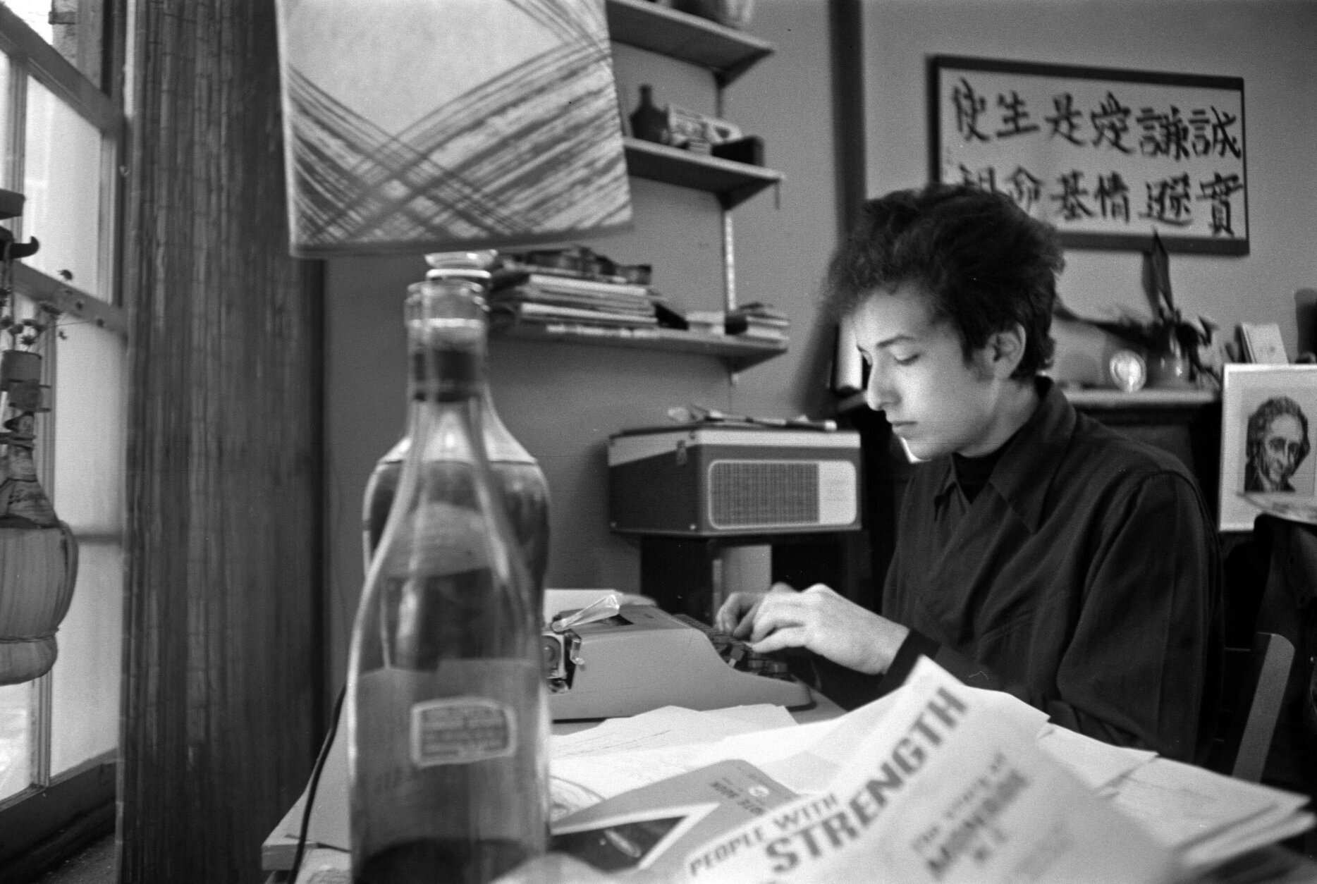 bob dylan typewriter ted russell