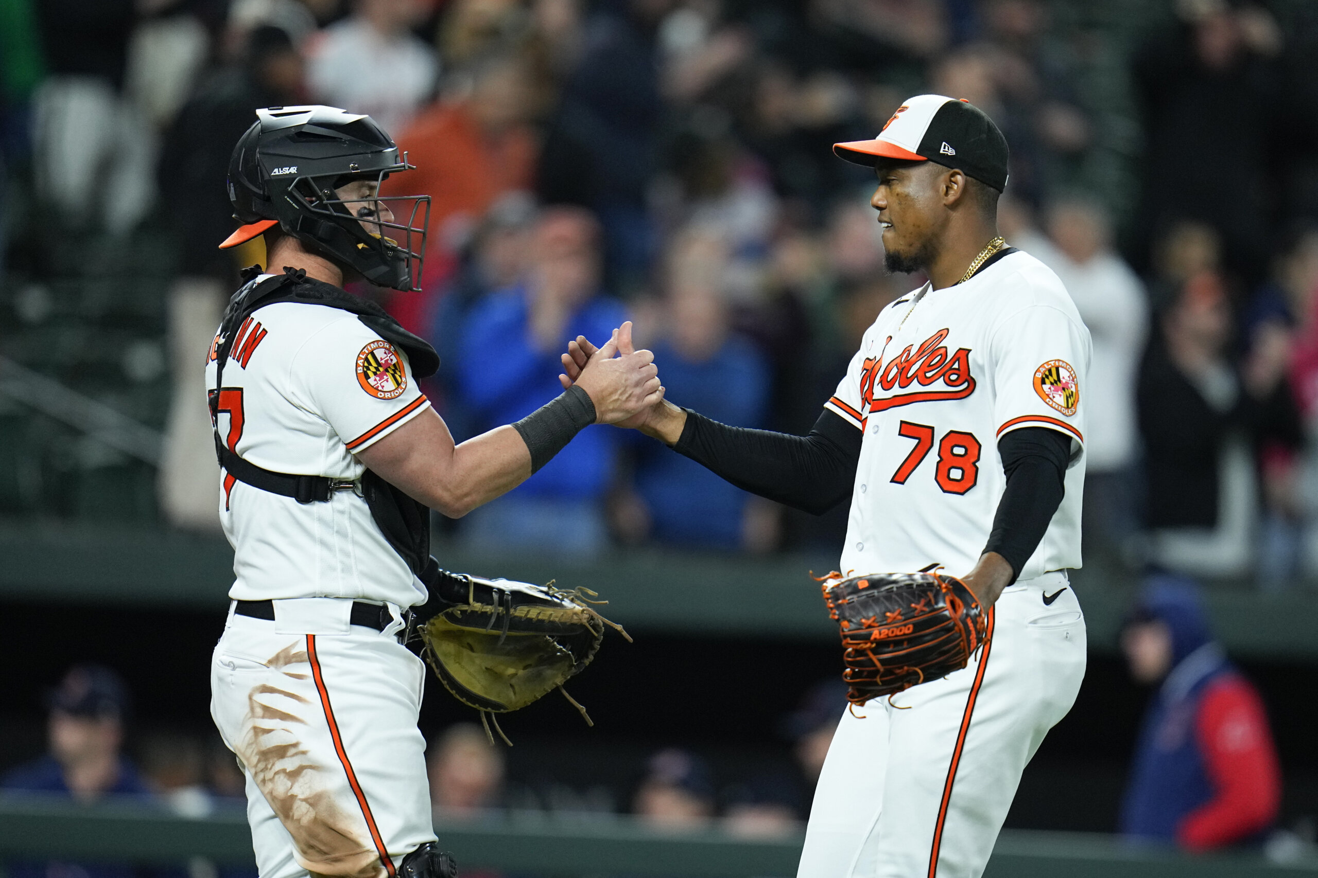 McCann homers twice, Orioles hang on to beat Red Sox for seventh straight  win