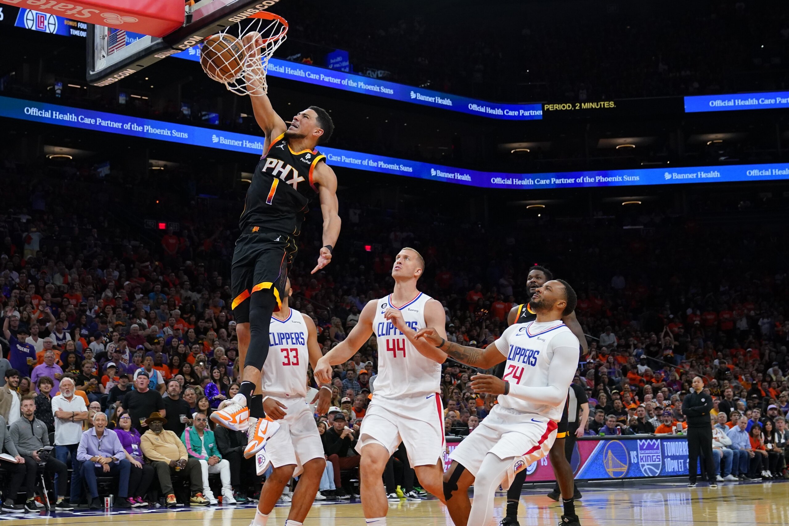 Booker scores 47, leads Suns past Clippers to win series WTOP News
