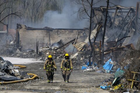 Major Indiana plastics fire nearly out but residents worry