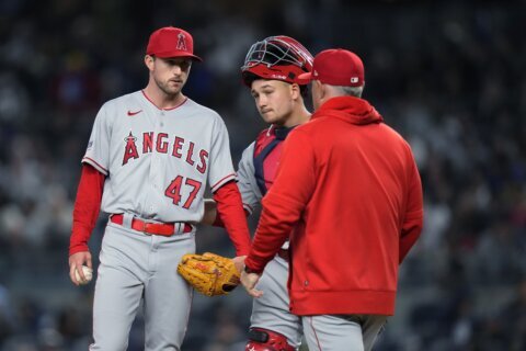 Angels manager Nevin ejected twice from same game