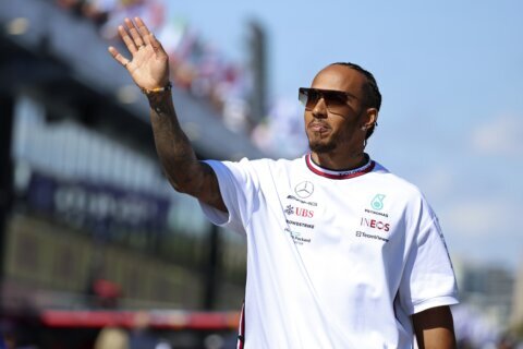 Hamilton warns he has ‘unfinished business’ after extending contract at Mercedes
