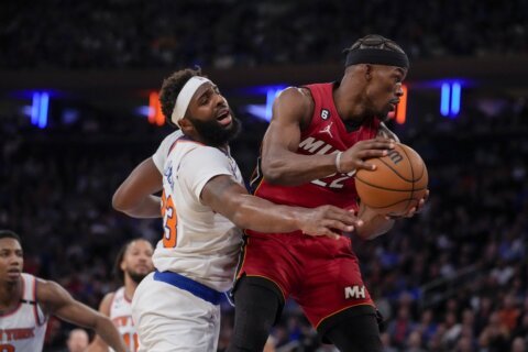 Butler, Heat start 2nd round with 108-101 win over Knicks