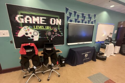 DC student gamers enjoy a donation from the pros