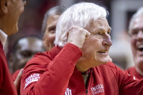Bob Knight, Indiana’s combustible coaching giant, dies at age 83