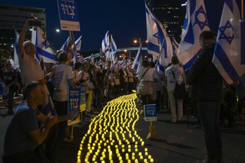 Israelis protest legal changes before nation's 75th birthday