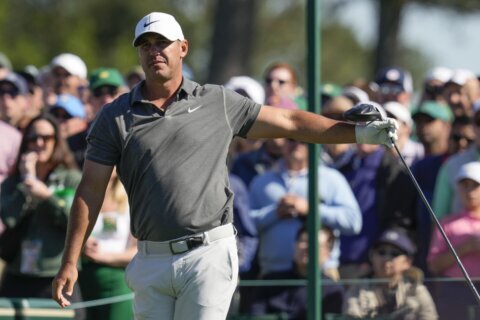 Brooks Koepka collapses as Jon Rahm rolls to Masters win