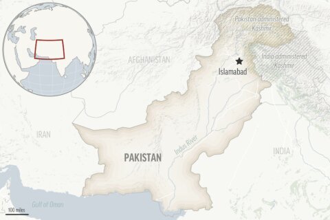 Pakistani police say 2 blasts at facility in NW kill 12