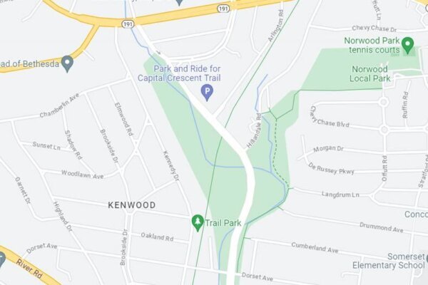 Google map of Little Falls PArkway