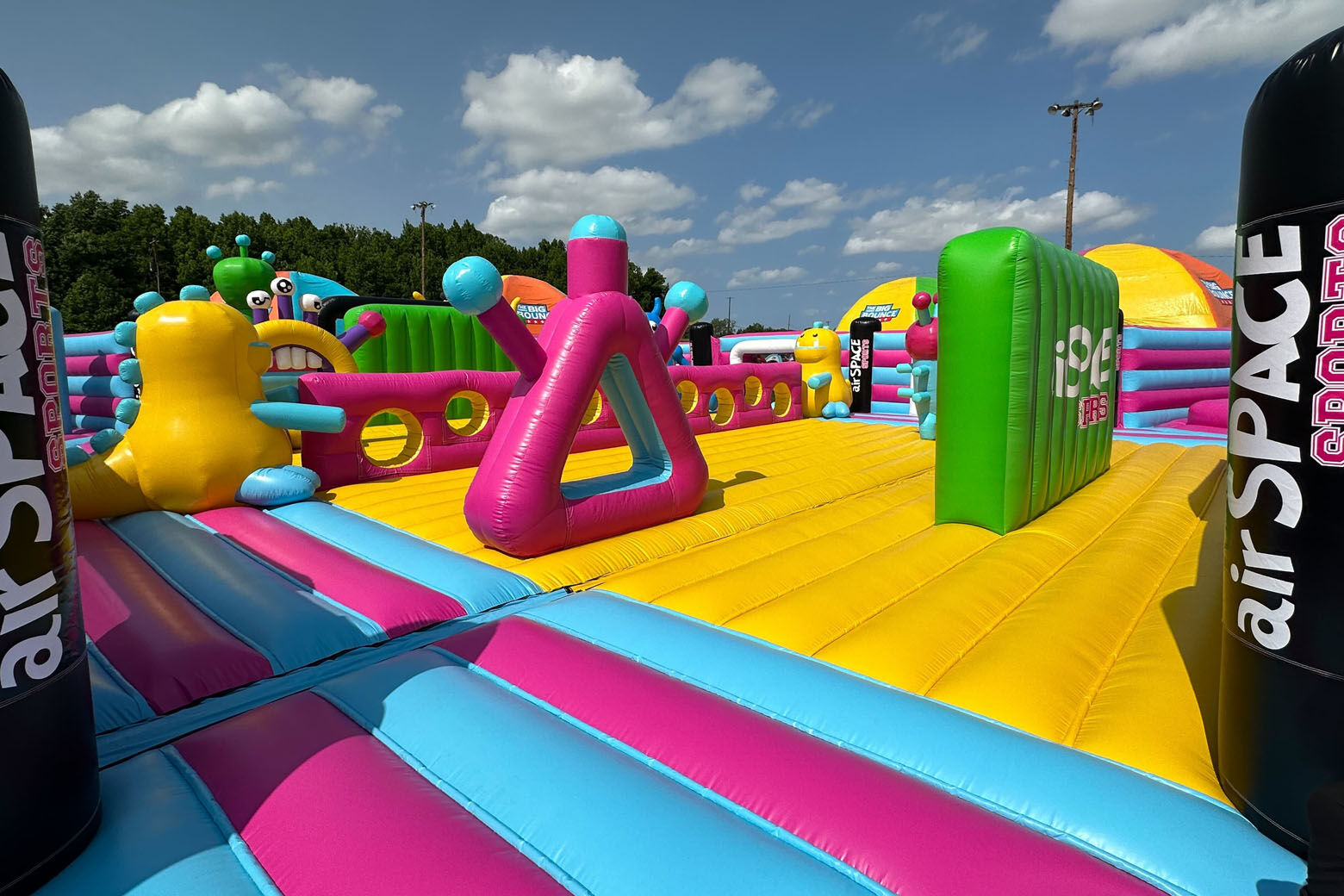 <p>&#8220;Everybody&#8217;s a kid once they get into this confinement here,&#8221; he added. &#8220;The Castle, The Giant, the ball pit, Airspace Sports … it just brings out the big kid in everybody. How could it not?!&#8221;</p>
