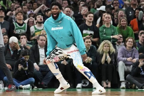 New MVP Embiid will start for 76ers in Game 2 vs. Celtics