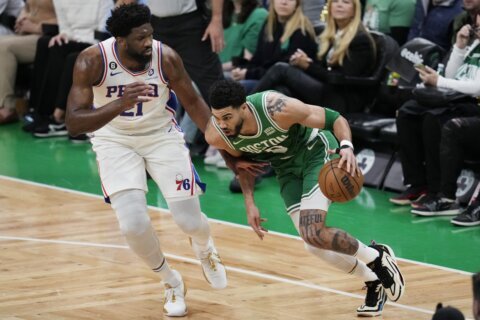 Brown scores 25, Celtics spoil Embiid's return in 121-87 win