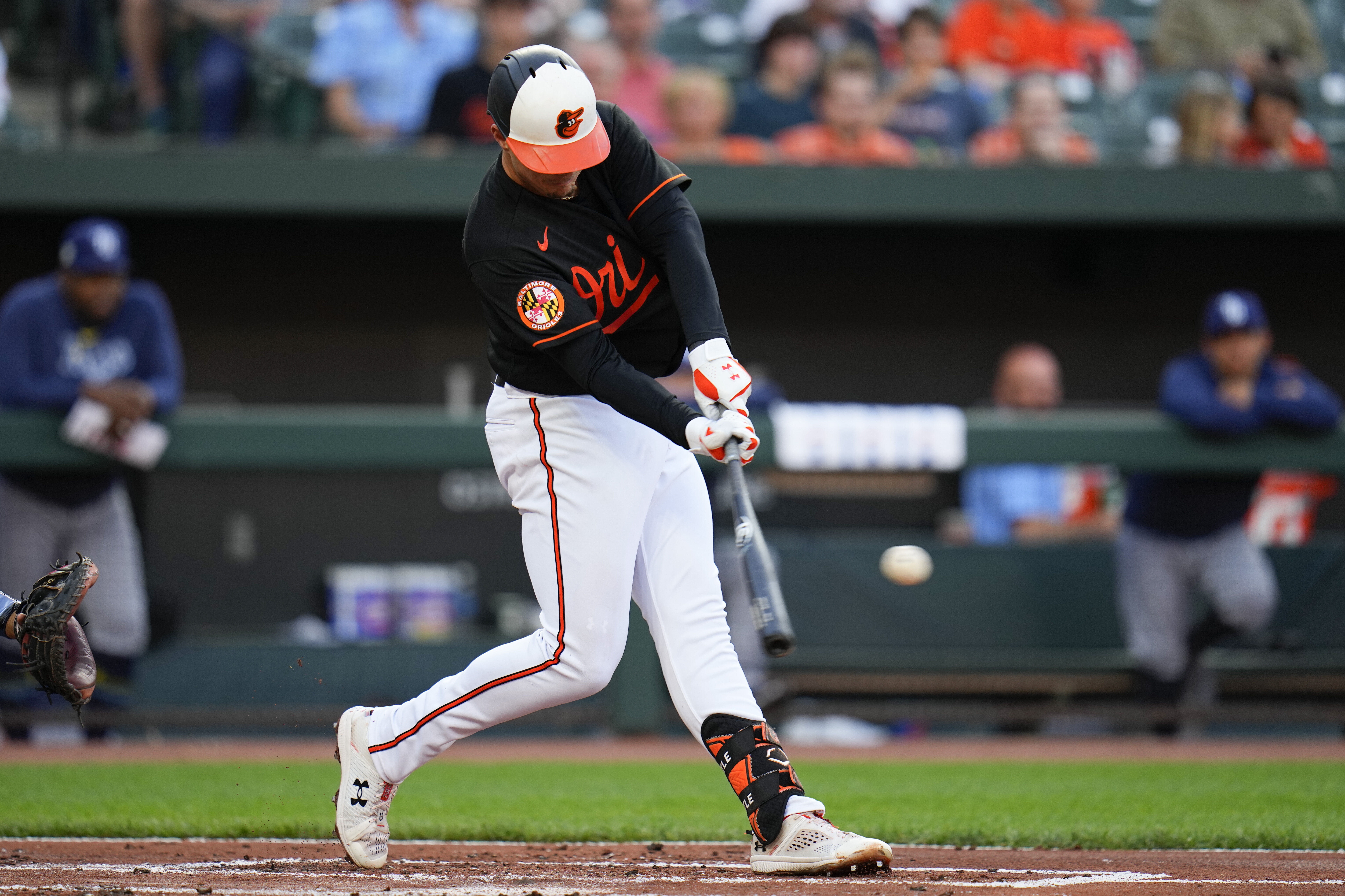 Orioles' Adley Rutschman Records First MLB Hit, Triples Against Tampa Bay  Rays - Fastball