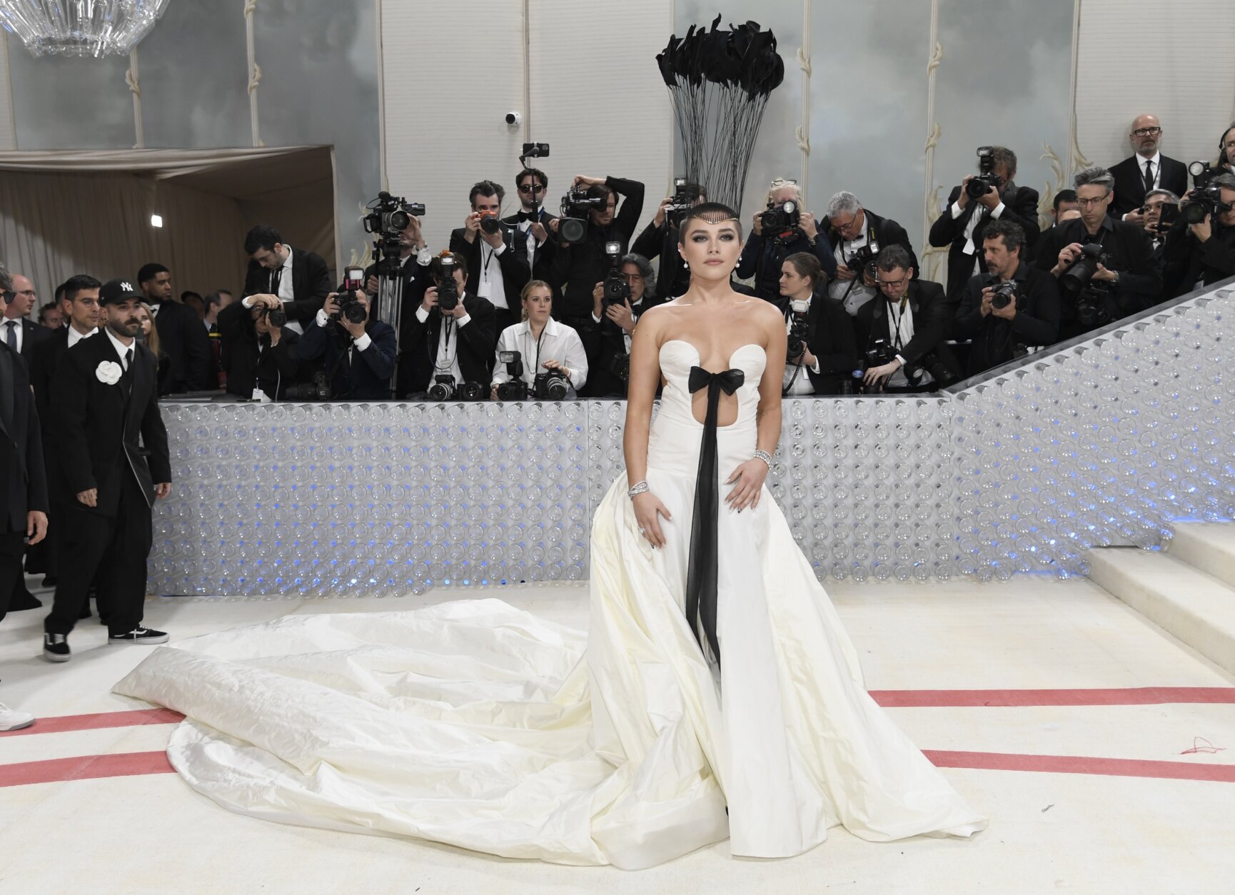 Cara Delevingne is ethereal in wedding dress at Chanel show in Paris