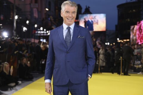 Pierce Brosnan unveils deeply personal paintings in 1st solo art exhibit