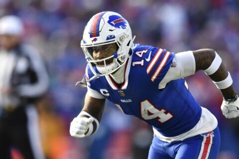 Where's Diggs? Von Miller not concerned by Bills receiver skipping voluntary practices