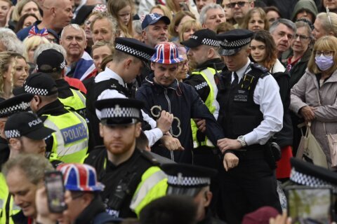 London police chief rejects complaints of heavy-handed response to coronation protesters