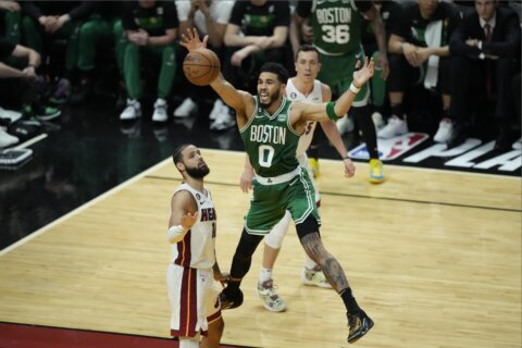 White’s putback as time expires lifts Celtics past Heat, forces Game 7 in East finals
