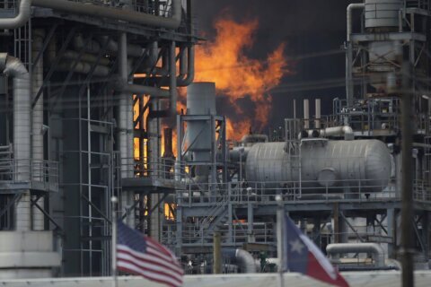 Texas petrochemical plant fire sends 9 workers to hospital