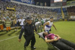 El Salvador Soccer Stampede