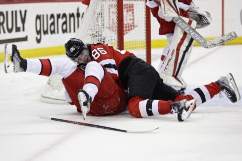 Devils answer in Game 3, rout Canes 8-4, deficit now 2-1