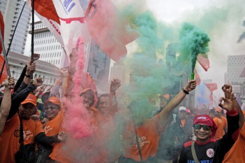 May Day: World’s workers rally, France sees pension anger