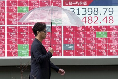 Stock market today: Asia shares mixed as investors await debt ceiling vote, eye China economy